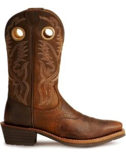 Ariat Men's Heritage Roughstock Western Performance Boots - Square Toe -Pro Boots Shop 030102 41 RT