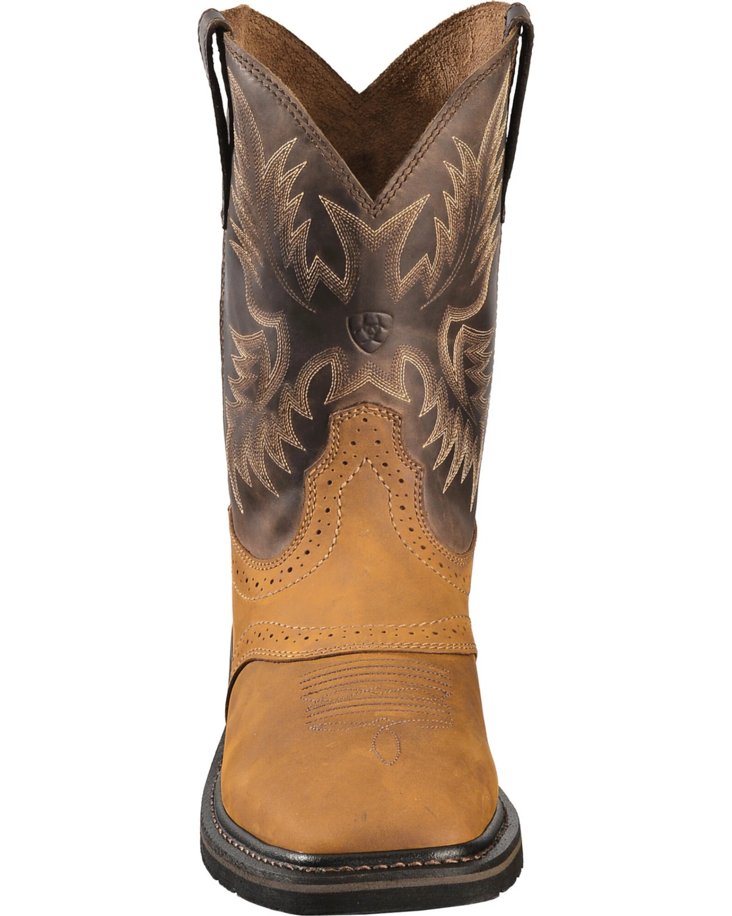 Ariat Men's 10" Sierra Pull On Western Work Boots - Square Toe 6 Ariat Men's 10" Sierra Pull On Western Work Boots - Square Toe - Image 4