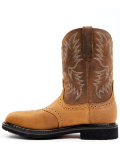 Ariat Men's Sierra Steel Square Toe Western Work Boots -Pro Boots Shop 030392 BR P4