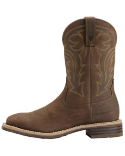 Ariat Hybrid Rancher Waterproof Pull On Work Boots - Square Toe -Pro Boots Shop 030692 7010 P2