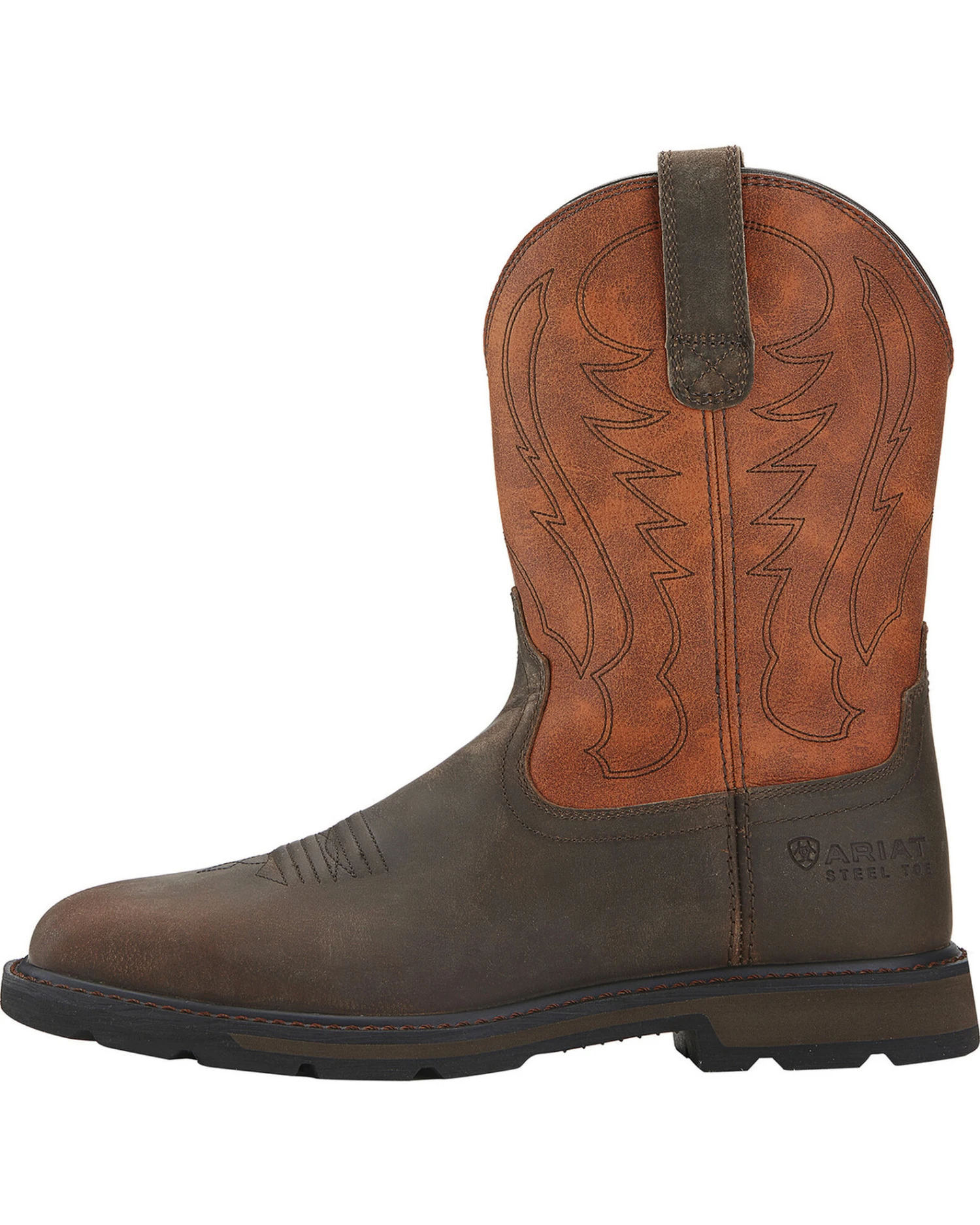 Ariat Men's Groundbreaker Steel Toe Western Work Boots 4 Ariat Men's Groundbreaker Steel Toe Western Work Boots - Image 2