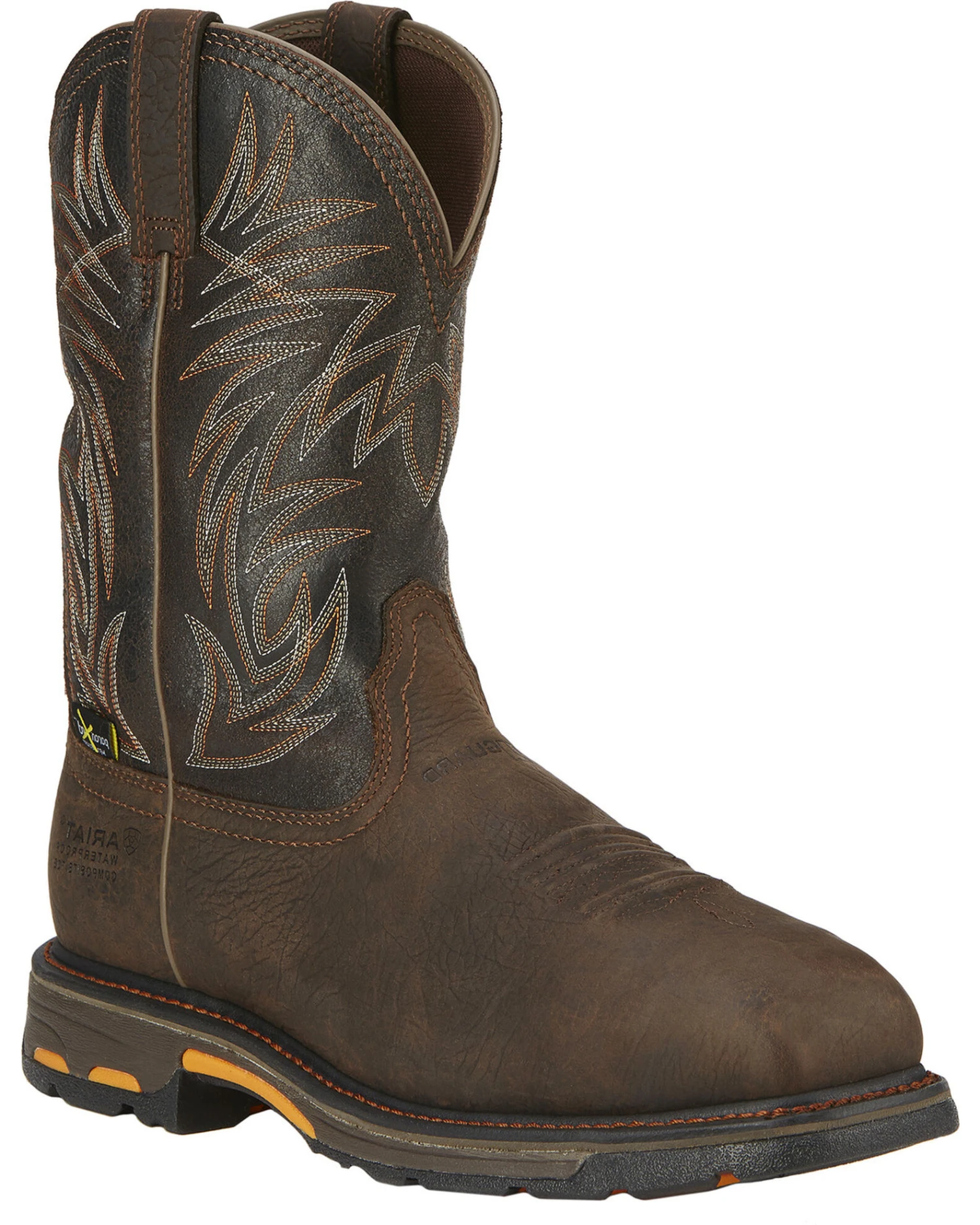Ariat Men's Workhog Waterproof Comp Toe Met Guard Work Boots 3 Ariat Men's Workhog Waterproof Comp Toe Met Guard Work Boots