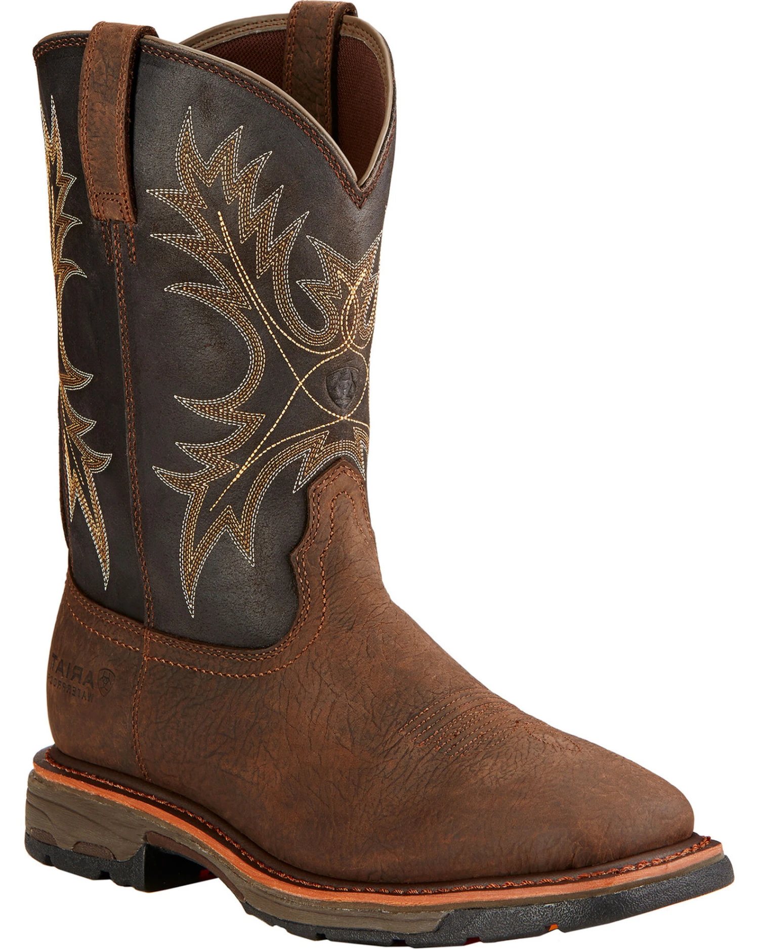 Ariat Men's Workhog H2O Western Work Boots - Soft Toe 3 Ariat Men's Workhog H2O Western Work Boots - Soft Toe