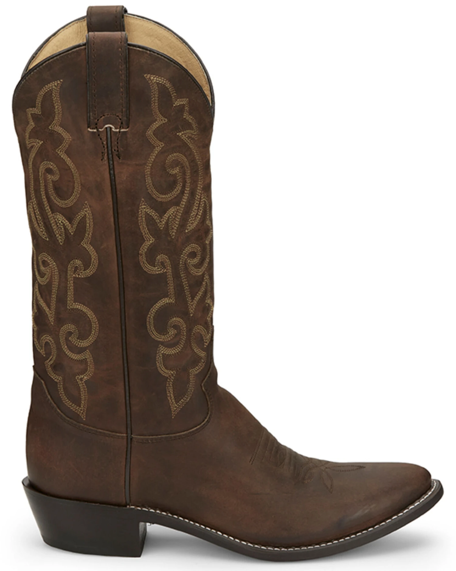Justin Men's Leather Western Boots - Medium Toe 4 Justin Men's Leather Western Boots - Medium Toe - Image 2