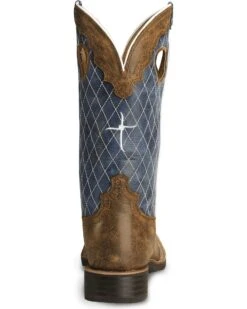 Twisted X Men's Distressed Ruff Stock Western Boots - Broad Square Toe 15 Twisted X Men's Distressed Ruff Stock Western Boots - Broad Square Toe -Pro Boots Shop 036B30 B1 BK