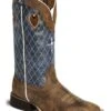 Twisted X Men's Distressed Ruff Stock Western Boots - Broad Square Toe -Pro Boots Shop 036B30 B1 P1