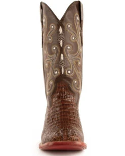 Ferrini Men's Caiman Croc Print Western Boots - Broad Square Toe 22 Ferrini Men's Caiman Croc Print Western Boots - Broad Square Toe -Pro Boots Shop 036G45 36 P4