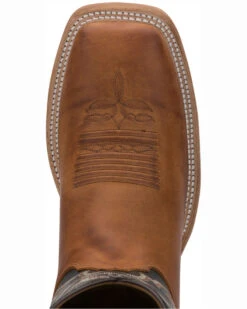 Justin Men's Caddo Bent Rail Western Boots - Broad Square Toe -Pro Boots Shop 036P11 35 P6