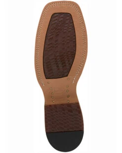 Justin Men's Caddo Bent Rail Western Boots - Broad Square Toe -Pro Boots Shop 036P11 35 P7