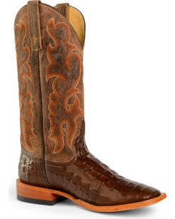 Horse Power By Anderson Bean Men's Crocodile Print Boots
