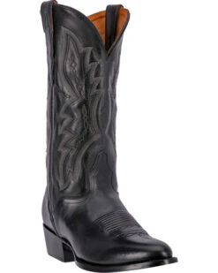 El Dorado Men's Round Toe Vanquished Calf Western Boots