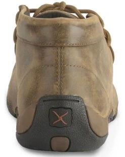 Twisted X Bomber Leather Lace-Up Driving Moccasins -Pro Boots Shop 038680 B1 BK