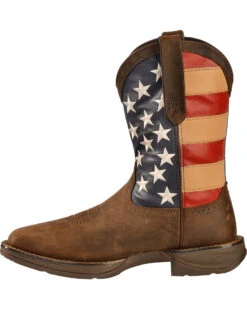 Durango Men's Patriotic Square Toe Western Boots -Pro Boots Shop 038782 41 LT
