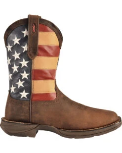 Durango Men's Patriotic Square Toe Western Boots -Pro Boots Shop 038782 41 RT