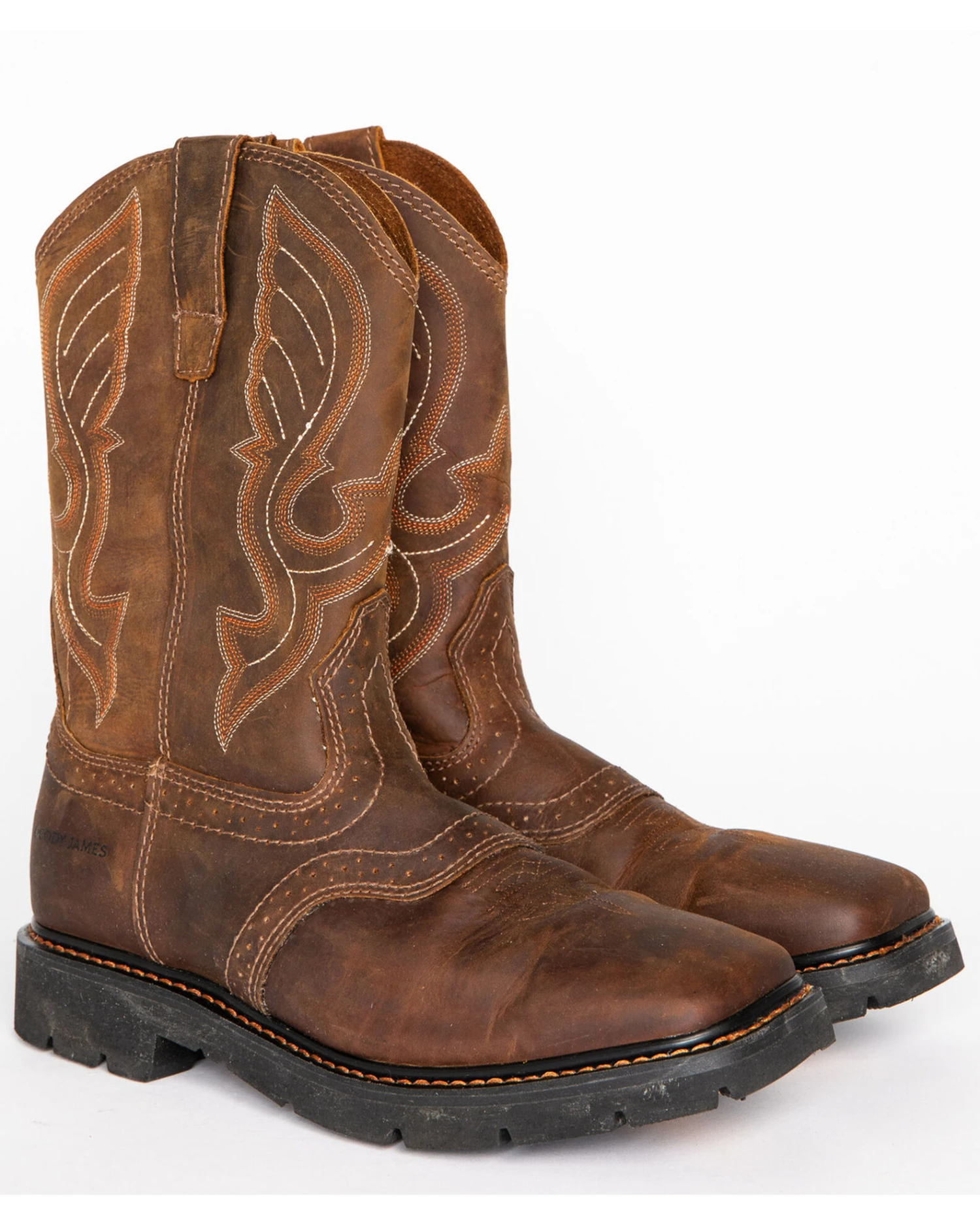 Cody James® Men's Broad Square Toe Western Work Boots 3 Cody James® Men's Broad Square Toe Western Work Boots