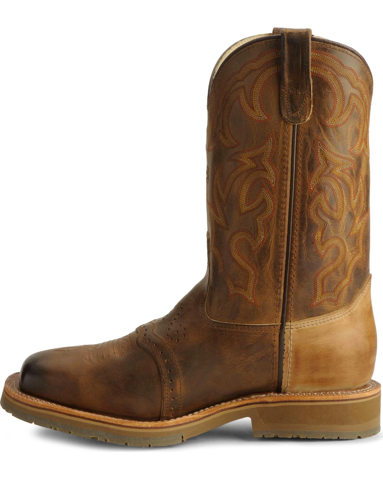 Double-H Men's Steel Square Toe Western Boots 5 Double-H Men's Steel Square Toe Western Boots - Image 3