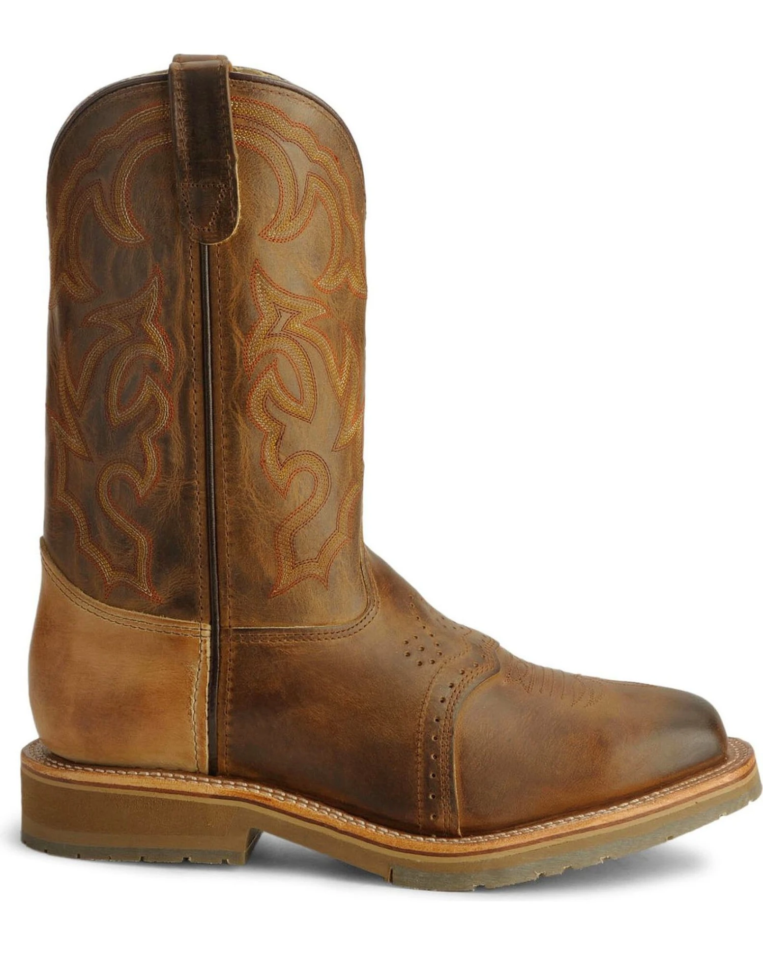 Double-H Men's Steel Square Toe Western Boots 4 Double-H Men's Steel Square Toe Western Boots - Image 2