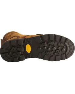 Justin Men's Pulley Waterproof MetGuard 8" Lace-Up Work Boots - Composite Toe -Pro Boots Shop 050D00 41 BM