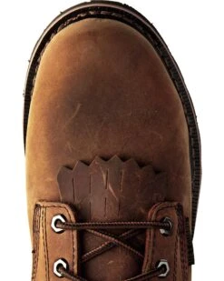 Justin Men's Pulley Waterproof MetGuard 8" Lace-Up Work Boots - Composite Toe -Pro Boots Shop 050D00 41 TP