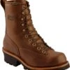 Chippewa Men's Steel Toe 8" Logger Work Boots 2 Chippewa Men's Steel Toe 8" Logger Work Boots -Pro Boots Shop 050G61 G4 P1