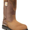 Carhartt Water Repellent Wellington Pull On Work Boots - Steel Toe