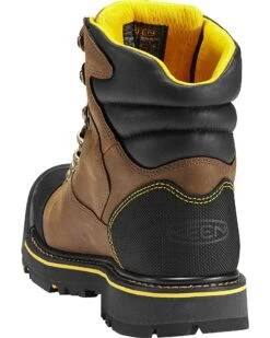 Keen Men's Milwaukee Mid Waterproof Boots - Steel Toe -Pro Boots Shop 050P88 B8 BK