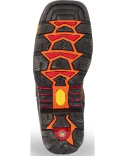 Justin Men's Tanker Western Work Boots - Steel Toe -Pro Boots Shop 050V74 JJ BM