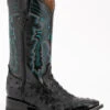 Ferrini Men's Full-Quill Ostrich Embroidered Western Boots - Broad Square Toe -Pro Boots Shop 066845 89 P1