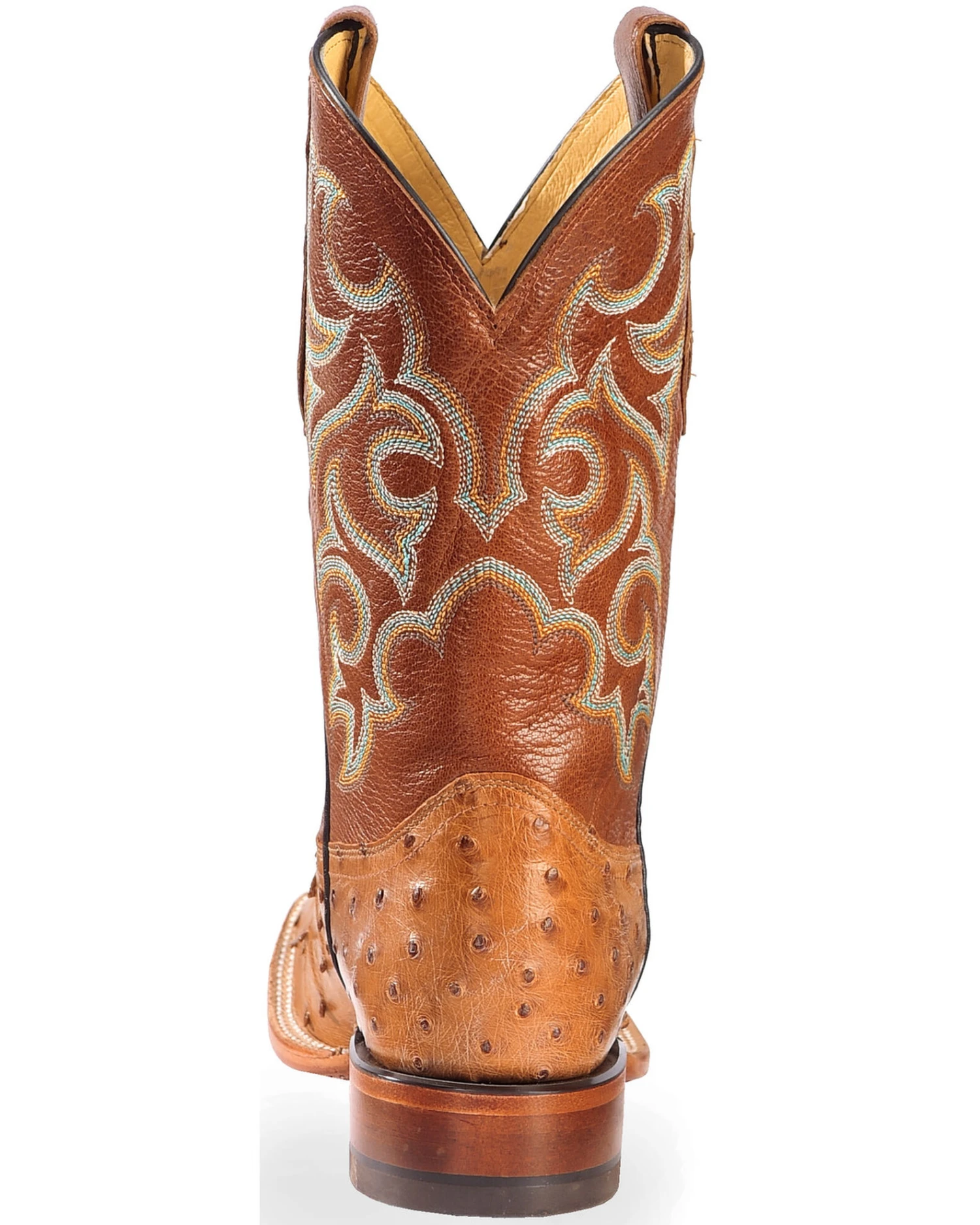 Justin Men's Full Quill Ostrich Western Boots 9 Justin Men's Full Quill Ostrich Western Boots - Image 7