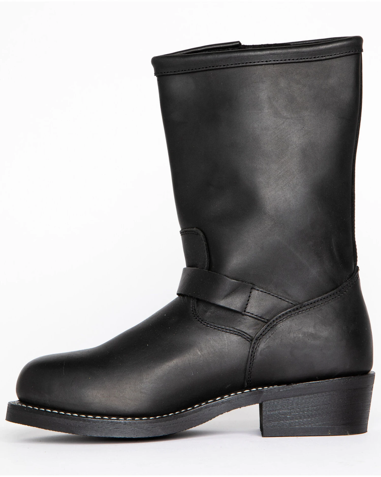 Brothers & Sons Men's Engineer Motorcycle Boots - Round Toe 5 Brothers & Sons Men's Engineer Motorcycle Boots - Round Toe - Image 3