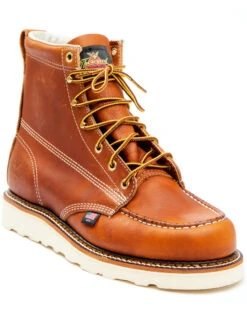 Thorogood Men's 6" Moc Toe Lace-Up Work Boots