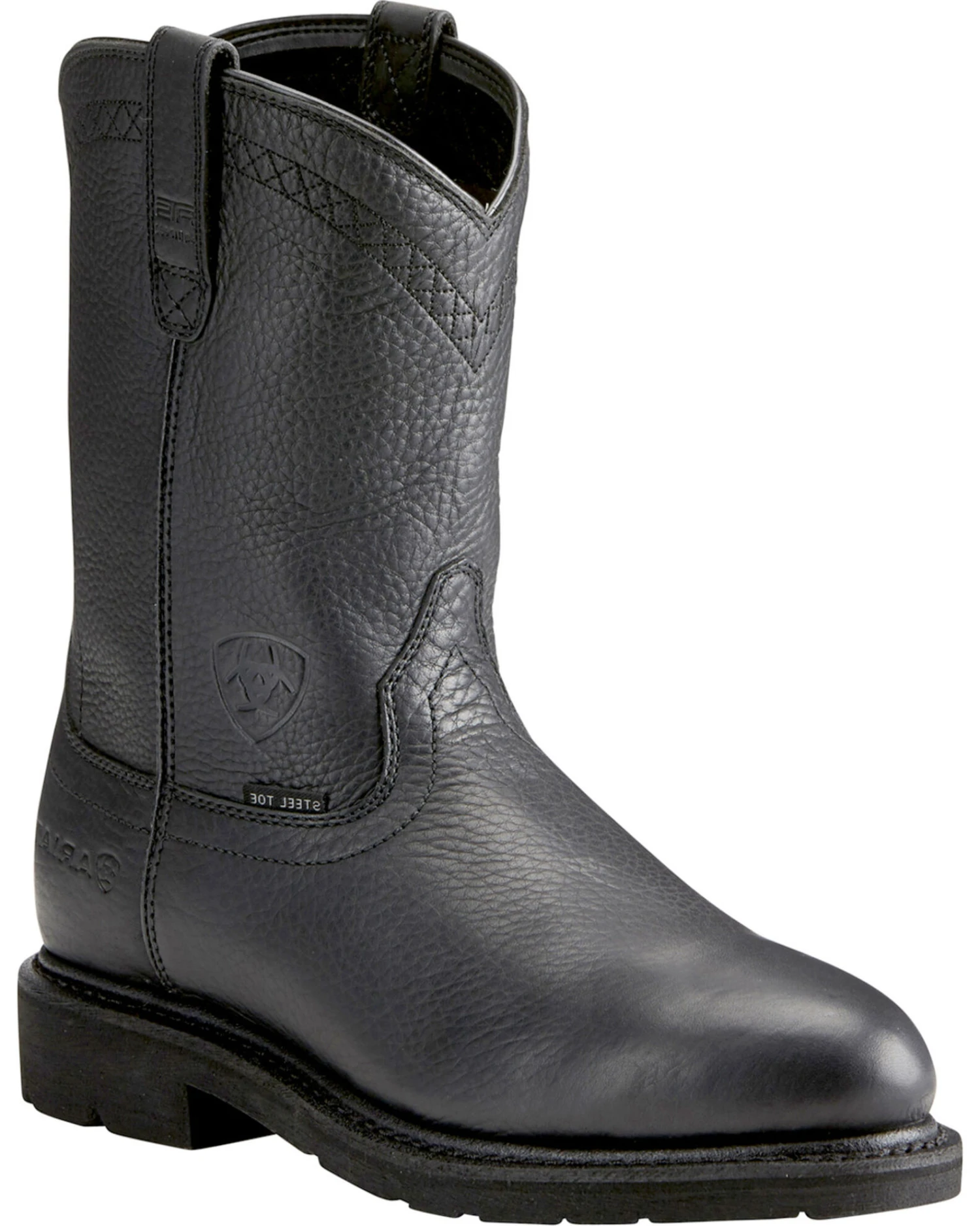 Ariat Sierra Men's Black Work Boots - Steel Toe 3 Ariat Sierra Men's Black Work Boots - Steel Toe