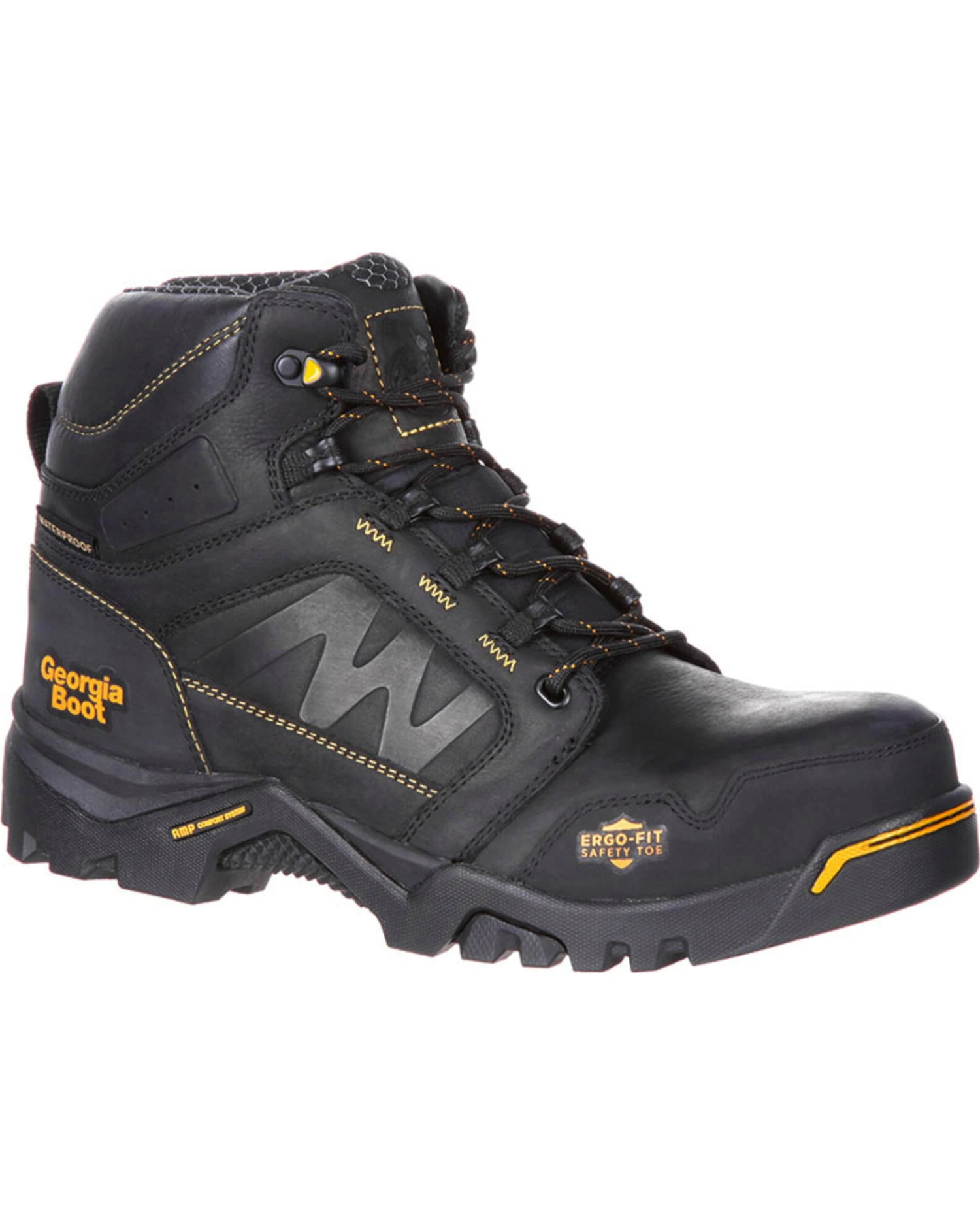 Georgia Boot Men's Amplitude Waterproof 6" Boots - Composite Toe 3 Georgia Boot Men's Amplitude Waterproof 6" Boots - Composite Toe