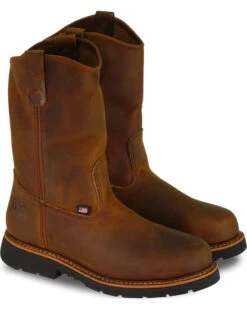 Thorogood Men's American Heritage Wellington Made In The USA Work Boots - Steel Toe