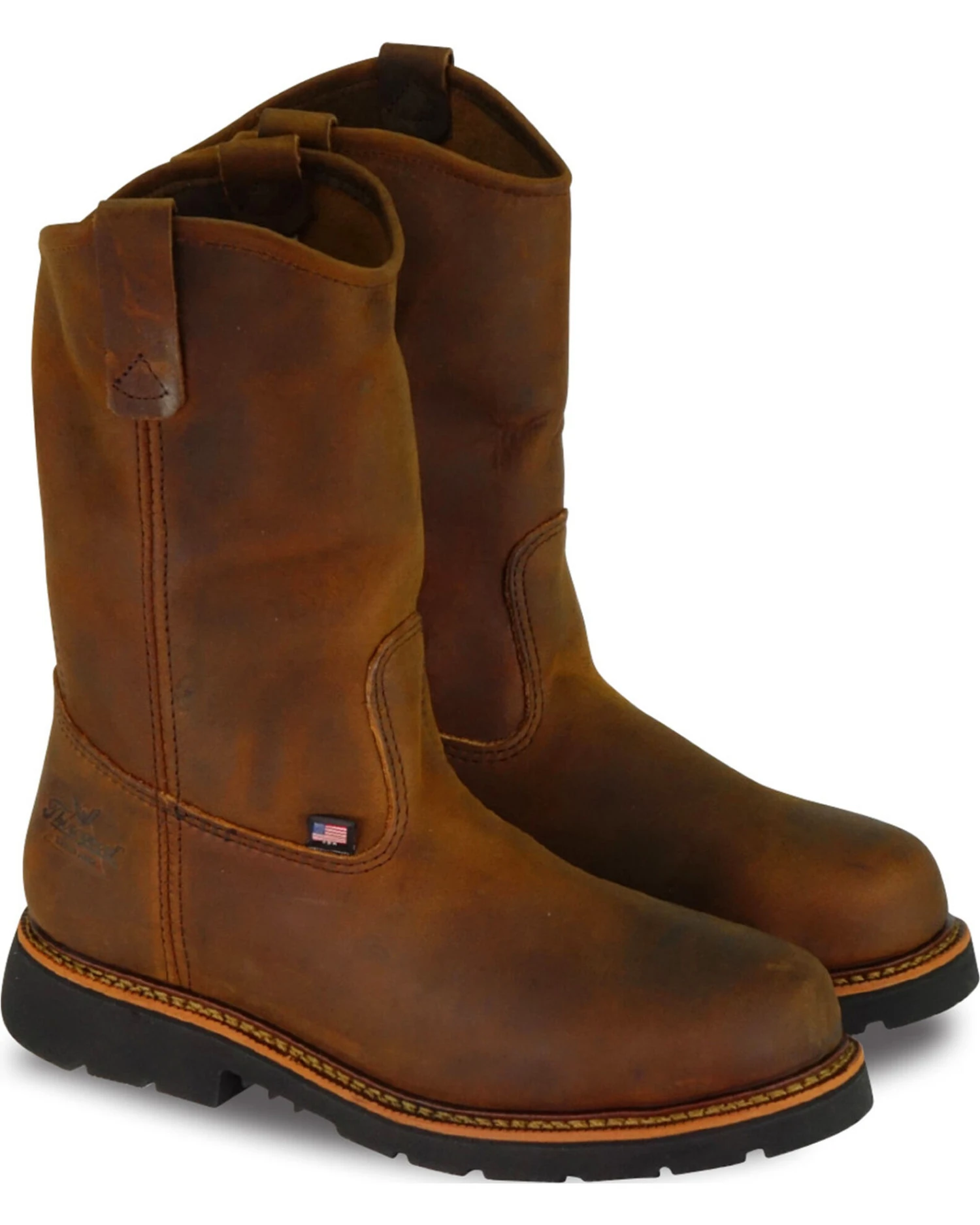 Thorogood Men's American Heritage Wellington Made In The USA Work Boots - Steel Toe 3 Thorogood Men's American Heritage Wellington Made In The USA Work Boots - Steel Toe