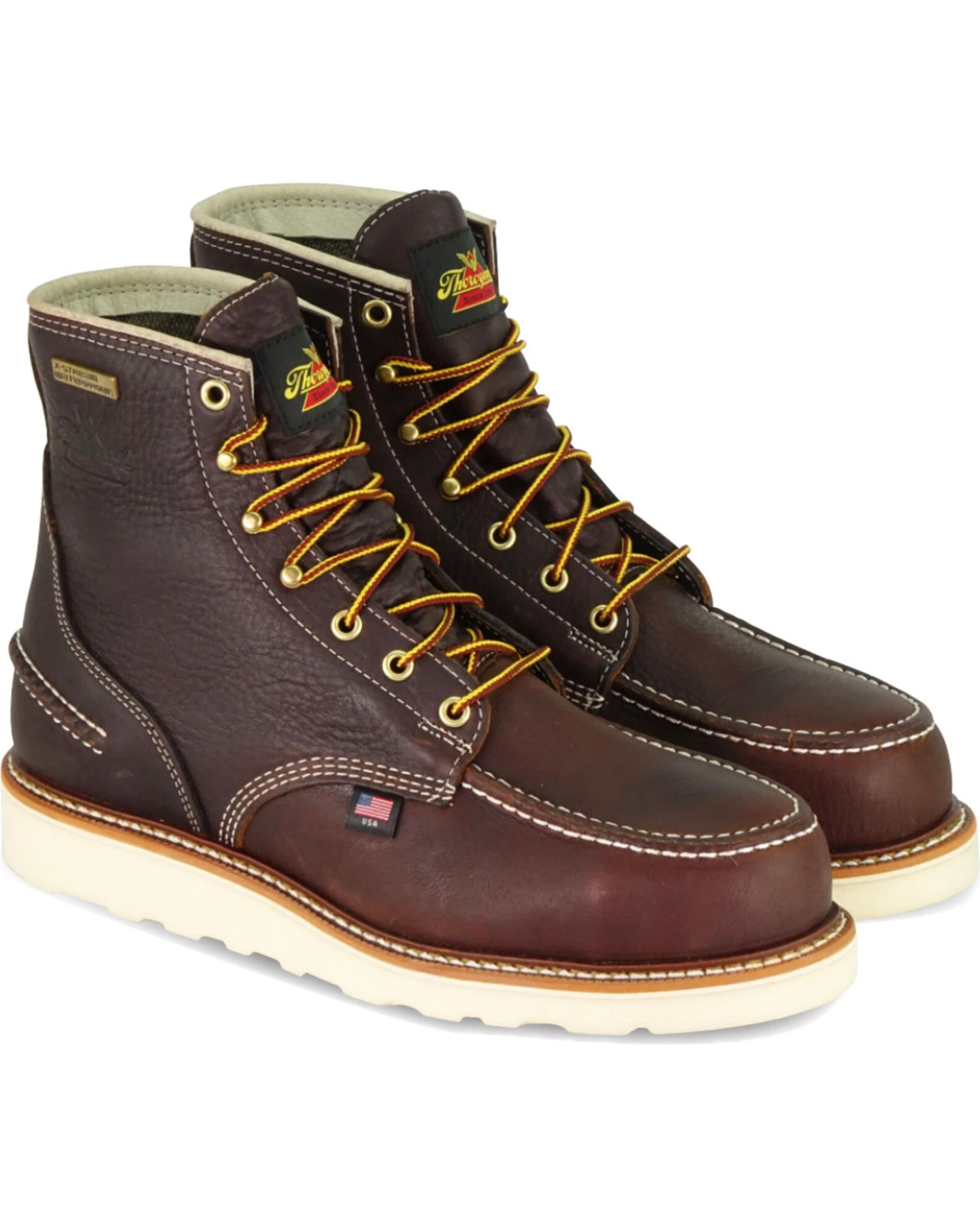 Thorogood Men's 6" American Heritage Made In The USA Waterproof Work Boots - Moc Toe 3 Thorogood Men's 6" American Heritage Made In The USA Waterproof Work Boots - Moc Toe