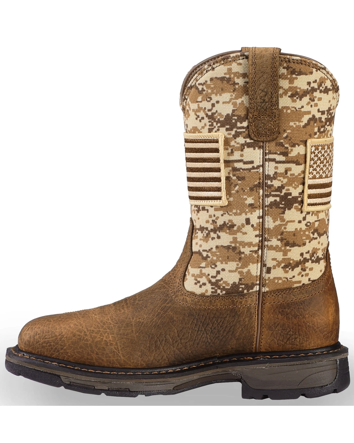 Ariat Men's Workhog Patriot Western Boots - Steel Toe 5 Ariat Men's Workhog Patriot Western Boots - Steel Toe - Image 3