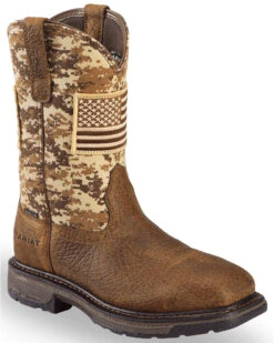 Ariat Men's Workhog Patriot Western Boots - Steel Toe