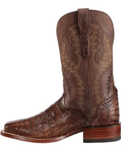 El Dorado Men's Handmade Caiman Belly Stockman Boots - Broad Square Toe -Pro Boots Shop 2000221946 221 LT