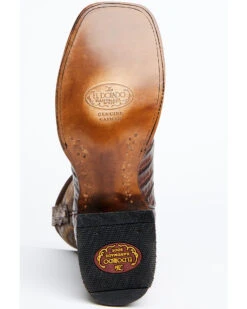 El Dorado Men's Handmade Caiman Back Brass Stockman Boots - Broad Square Toe -Pro Boots Shop 2000221949 221 P7