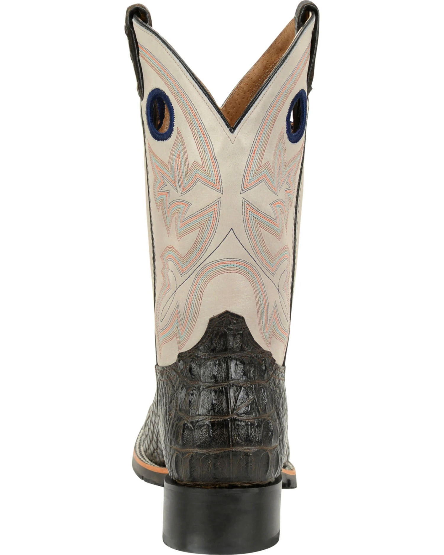 Double H Men's 12" Caiman Print Steel Toe Western Boots 8 Double H Men's 12" Caiman Print Steel Toe Western Boots - Image 6