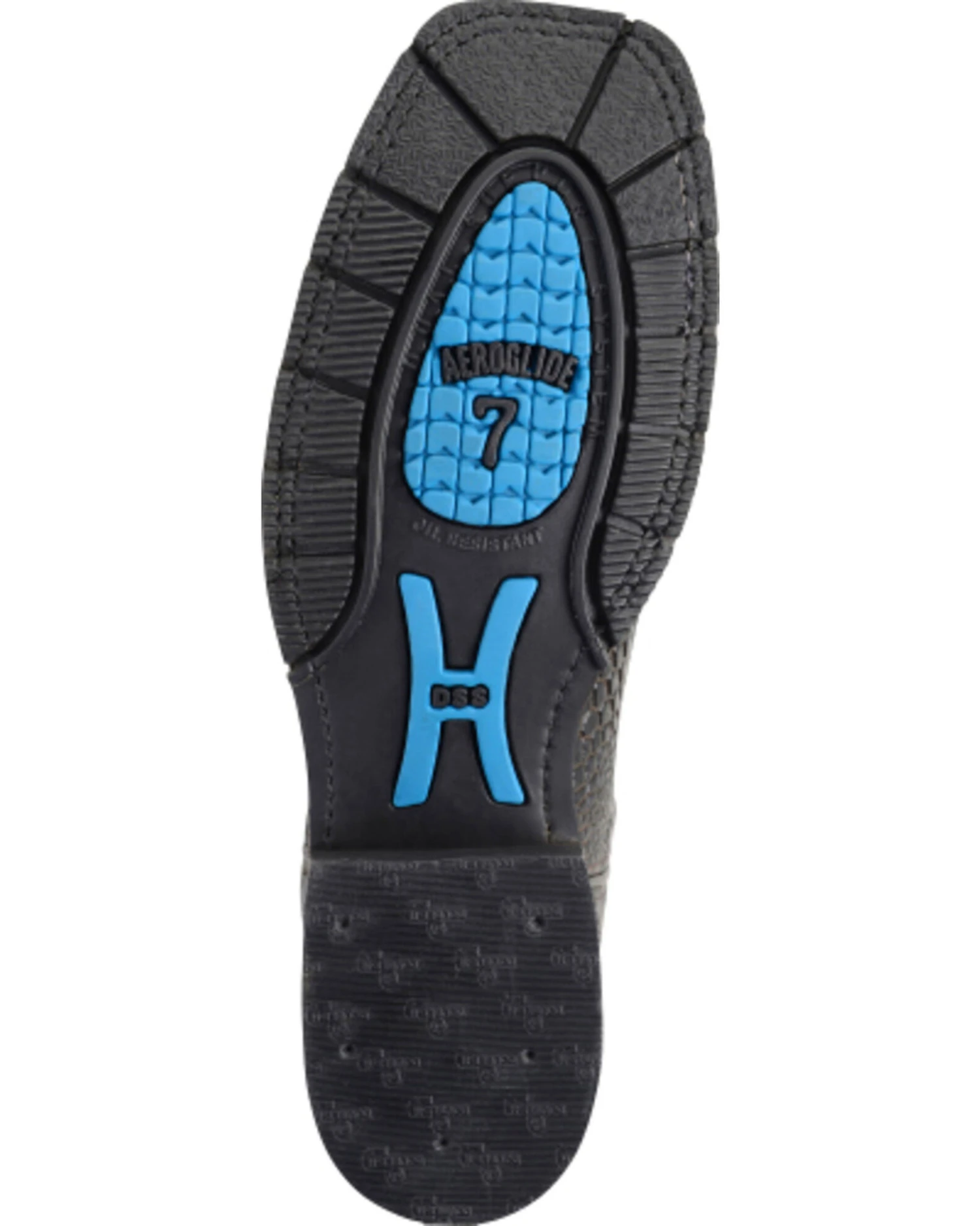 Double H Men's 12" Caiman Print Steel Toe Western Boots 6 Double H Men's 12" Caiman Print Steel Toe Western Boots - Image 4