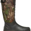 LaCrosse Men's 4X Alpha Realtree Xtra Green Snake Boots - Round Toe -Pro Boots Shop 2000226195 340 P1
