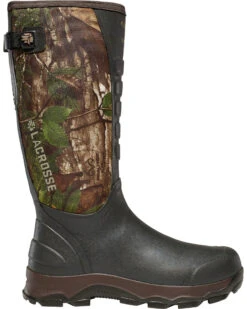 LaCrosse Men's 4X Alpha Realtree Xtra Green Snake Boots - Round Toe