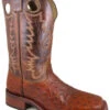 Smoky Mountain Men's Danville Ostrich Print Boots - Square Toe  -Pro Boots Shop 2000236464 235 P1