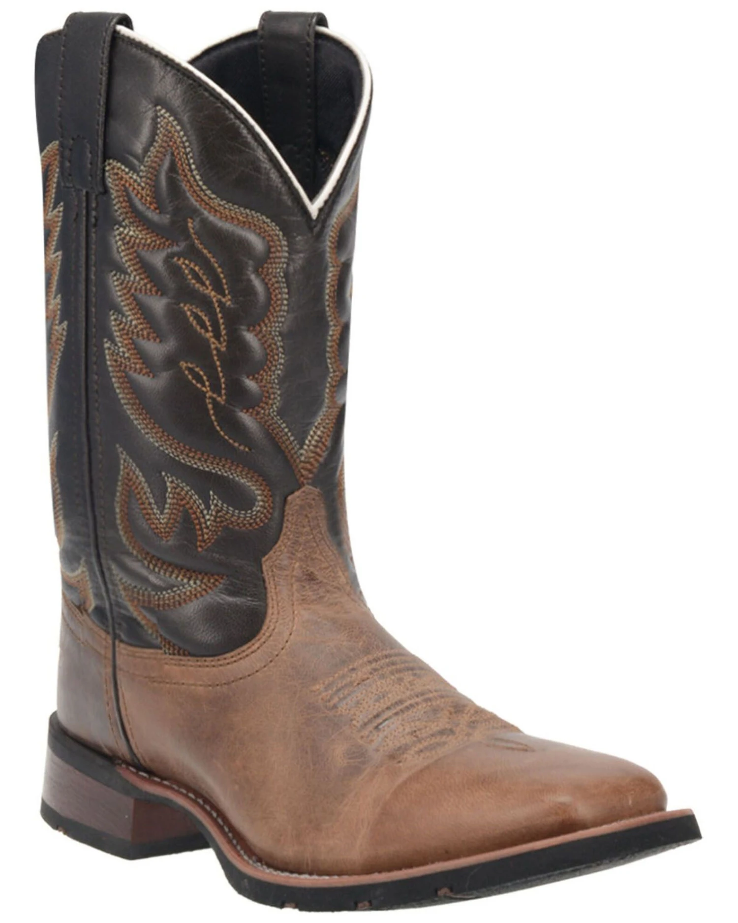 Laredo Men's Montana Western Boots - Broad Square Toe 3 Laredo Men's Montana Western Boots - Broad Square Toe