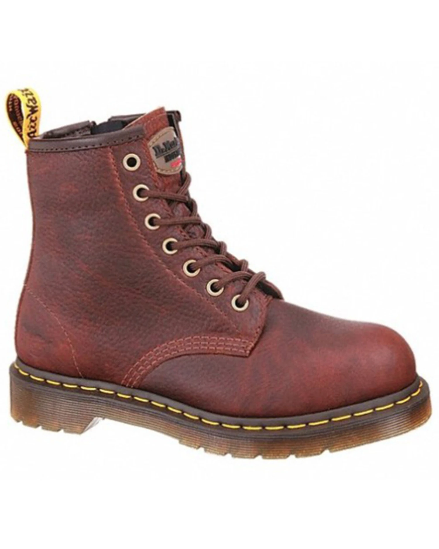 Dr. Martens Maple Lace-Up Work Boots - Steel Toe 3 Dr. Martens Maple Lace-Up Work Boots - Steel Toe