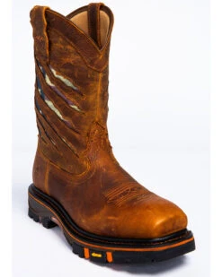 Cody James Men's Flag Western Work Boots - Nano Composite Toe