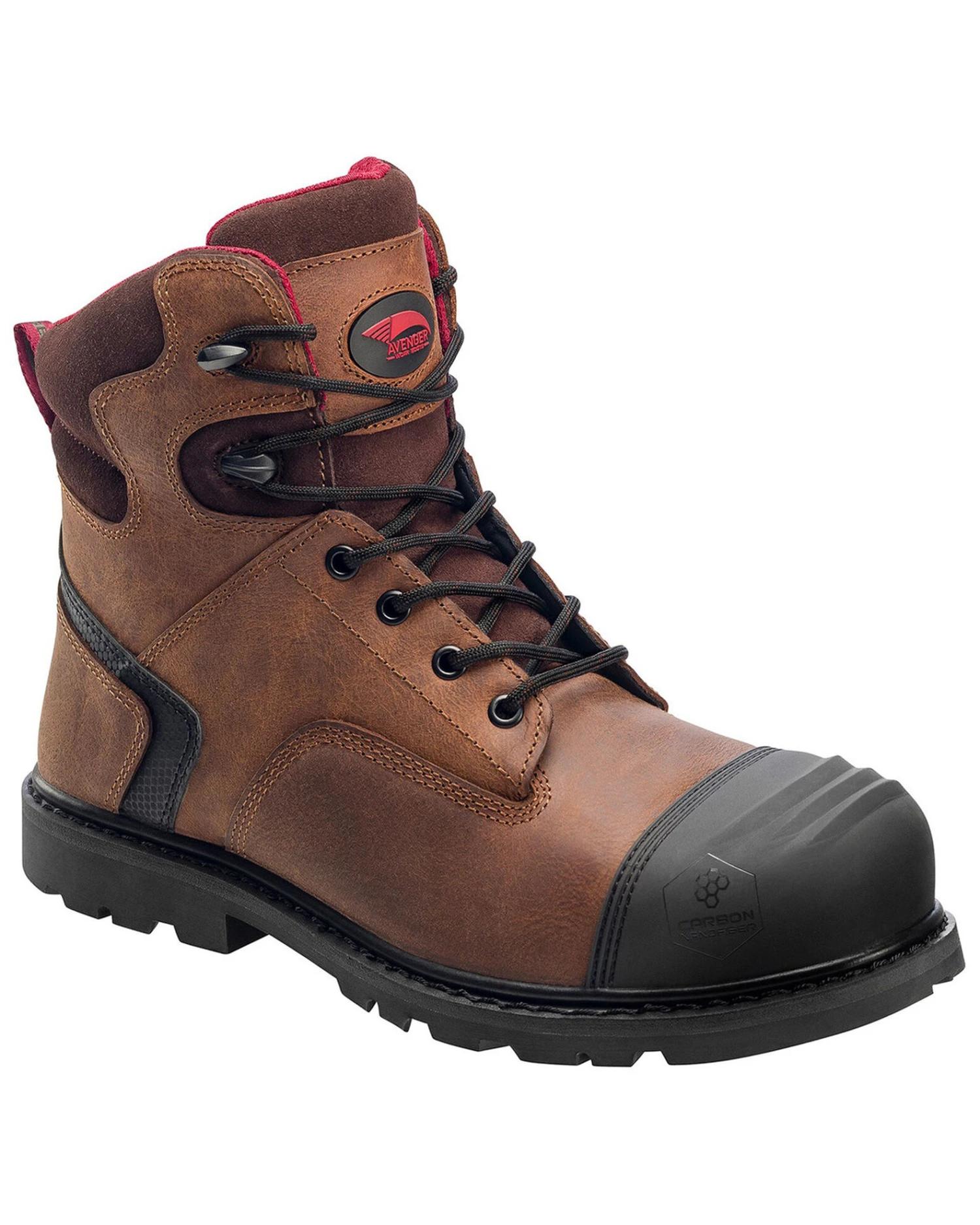 Avenger Men's 8" Slip-Resisting Work Boots - Composite Toe 3 Avenger Men's 8" Slip-Resisting Work Boots - Composite Toe