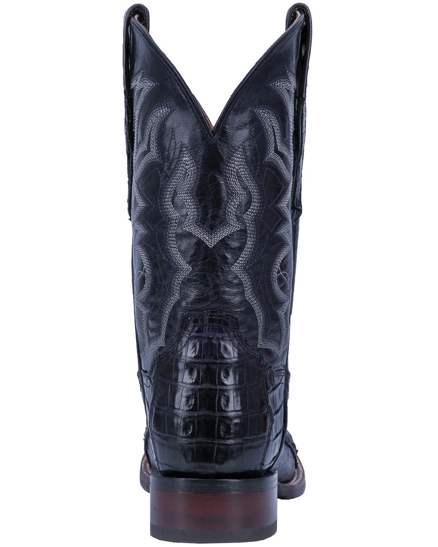 Dan Post Men's Kingsly Exotic Caiman Western Boots - Broad Square Toe 6 Dan Post Men's Kingsly Exotic Caiman Western Boots - Broad Square Toe - Image 4